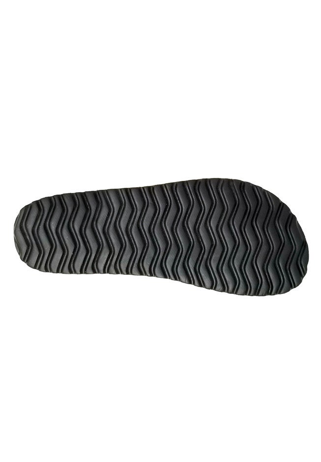 Suede Leather 2 Strap Footbed Sandal, , alternate image number 3
