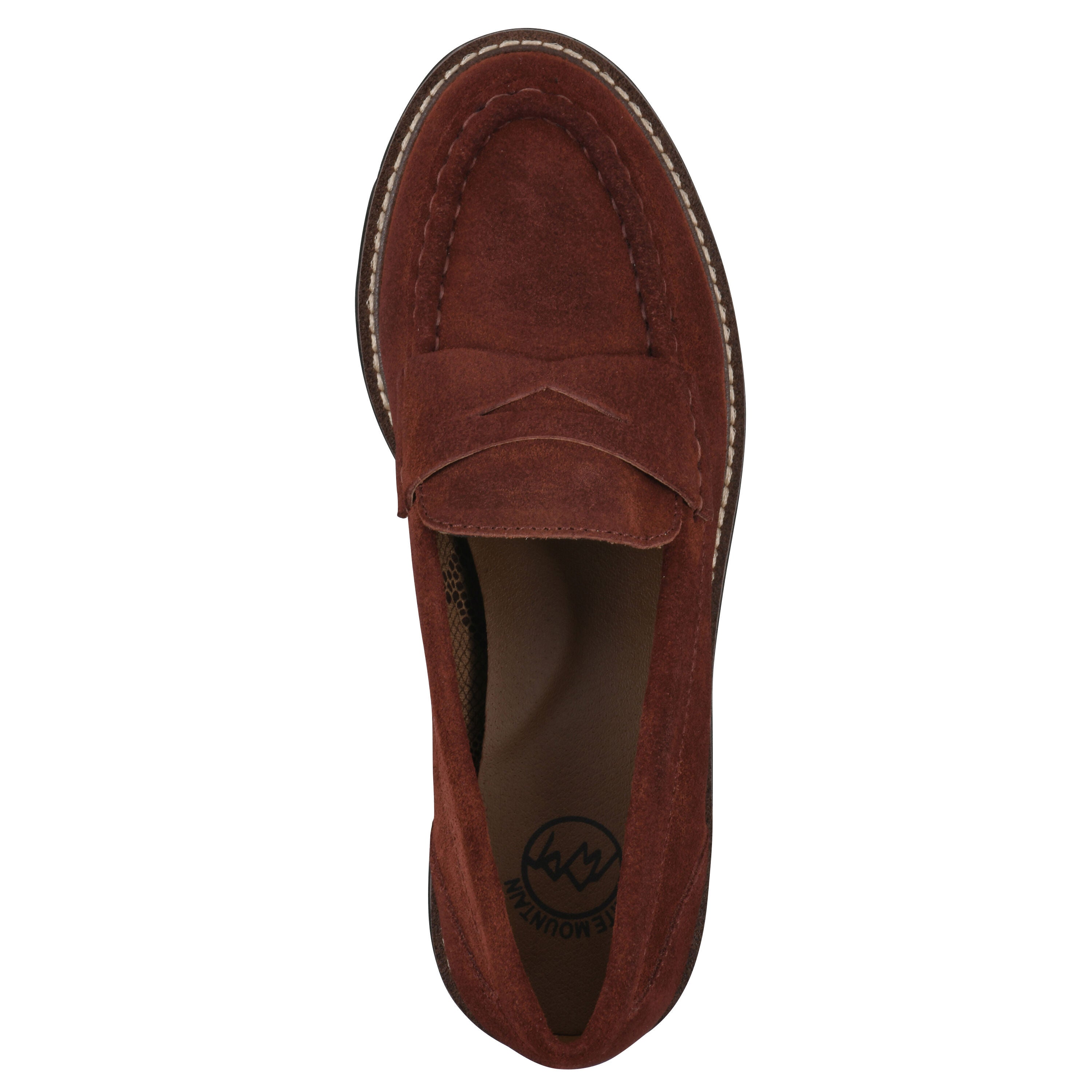 Gunner Lug Sole Loafer, RUST SUEDE, alternate image number 4
