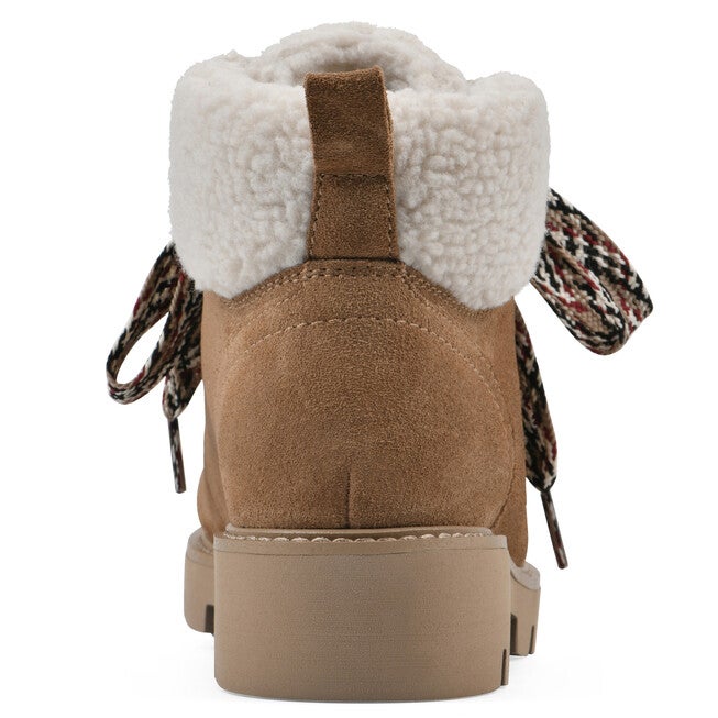 Gloving Faux Fur Hiker Bootie, CHESTNUT SUEDE, on-hover image number null