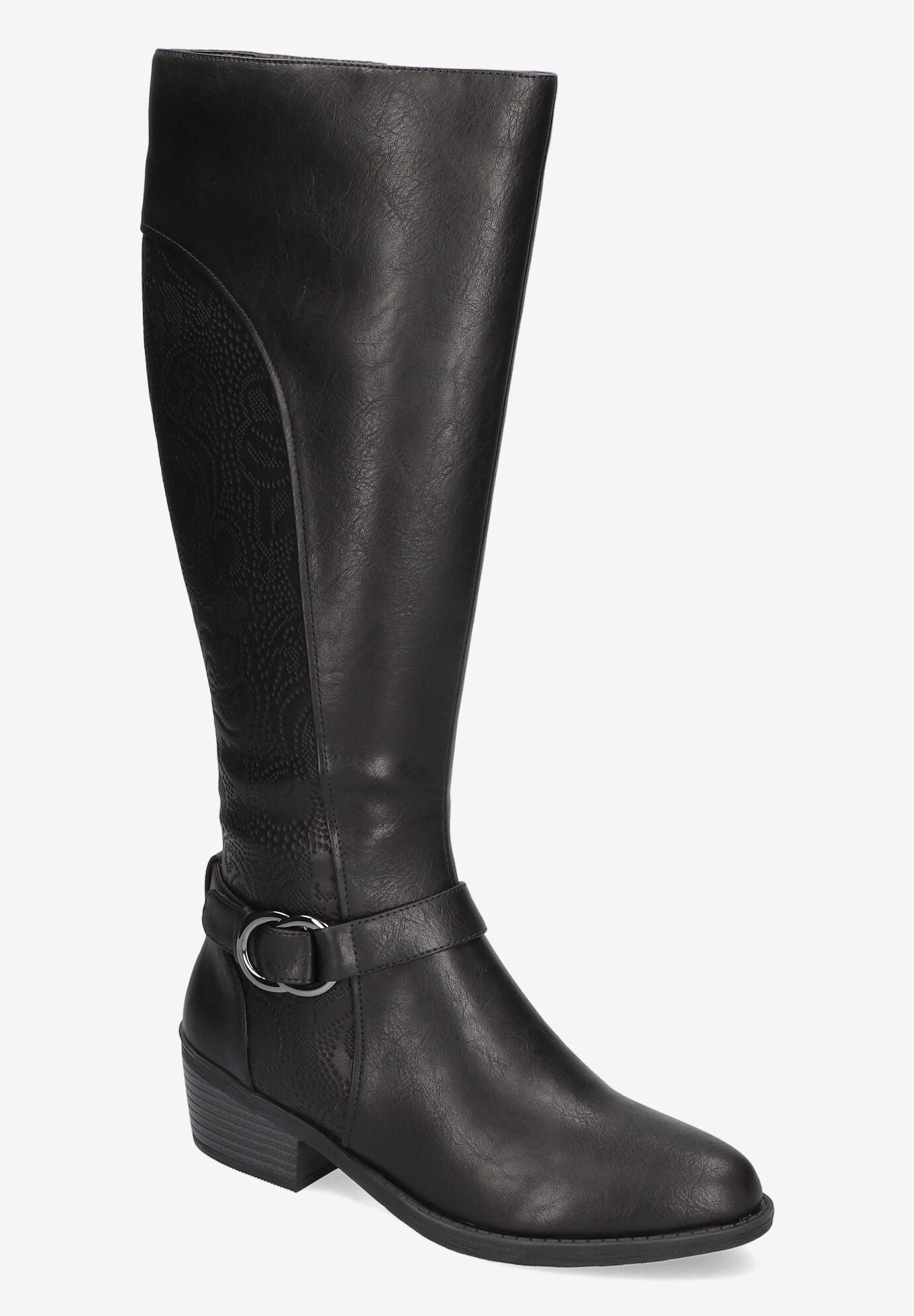 Luella Plus Wide Calf Boots, BLACK, hi-res image number 0