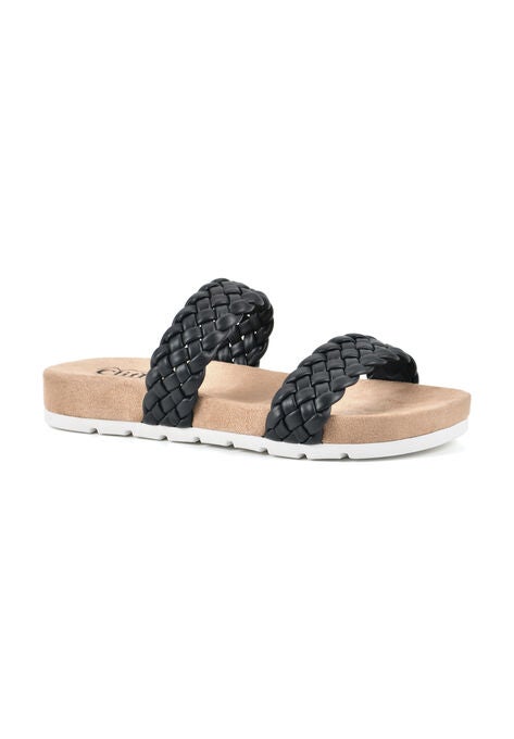 Cliffs Truly Slide Sandal, BLACK SMOOTH, hi-res image number null