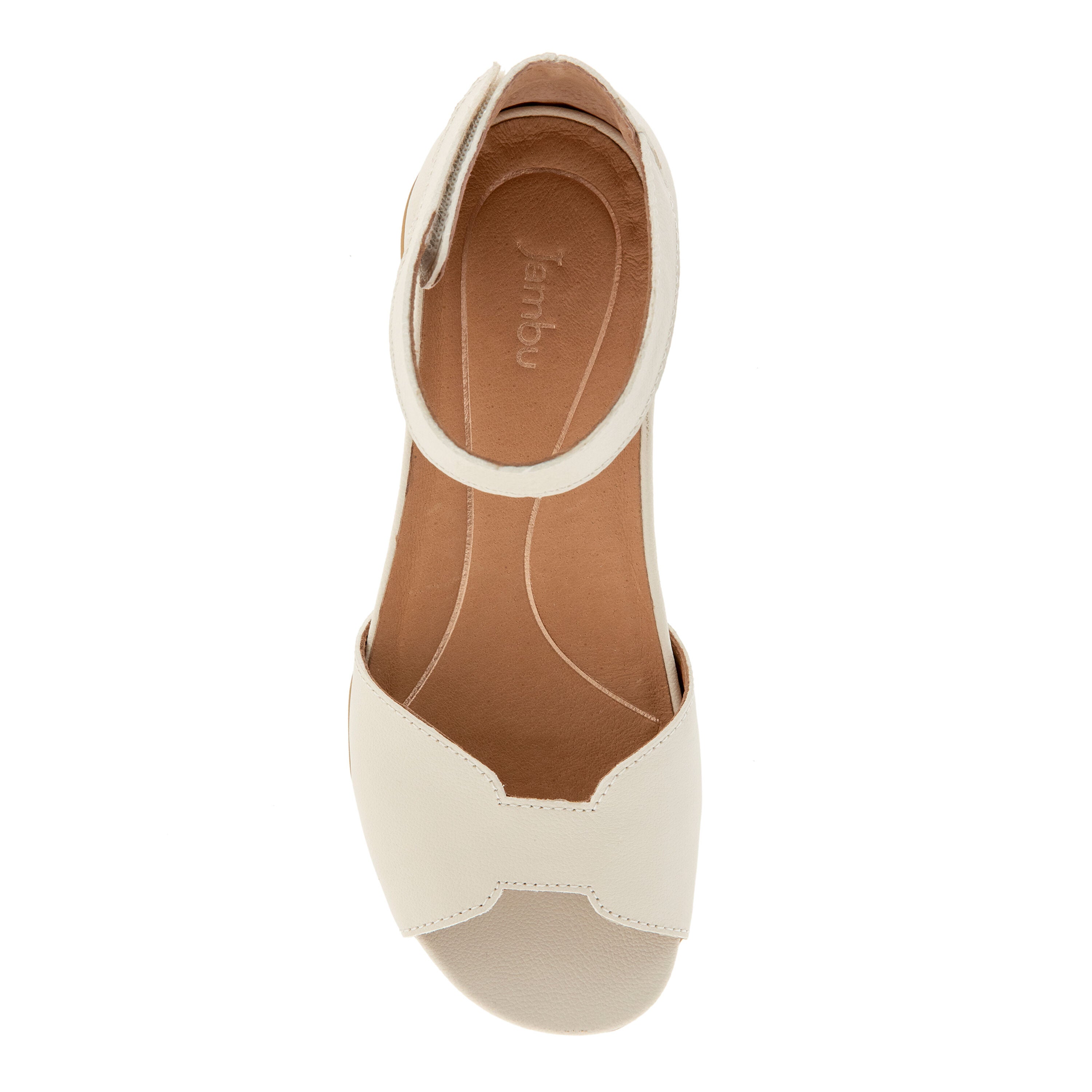 Missy Casual Flat Sandal, LATTE, alternate image number 4