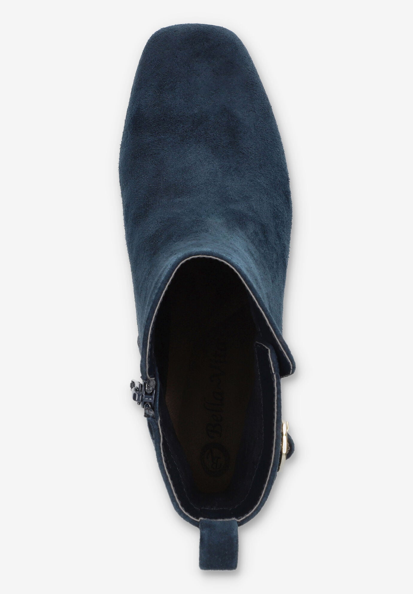Orchard Sqaure Toe Ankle Boot, NAVY SUEDE LEATHER, alternate image number 6