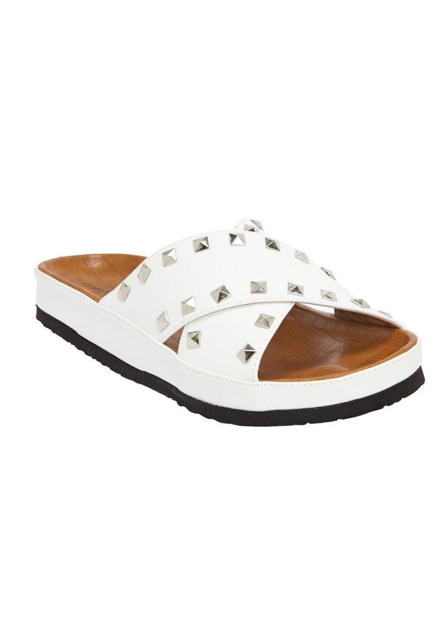 Gia Footbed Sandal, WHITE, hi-res image number 0