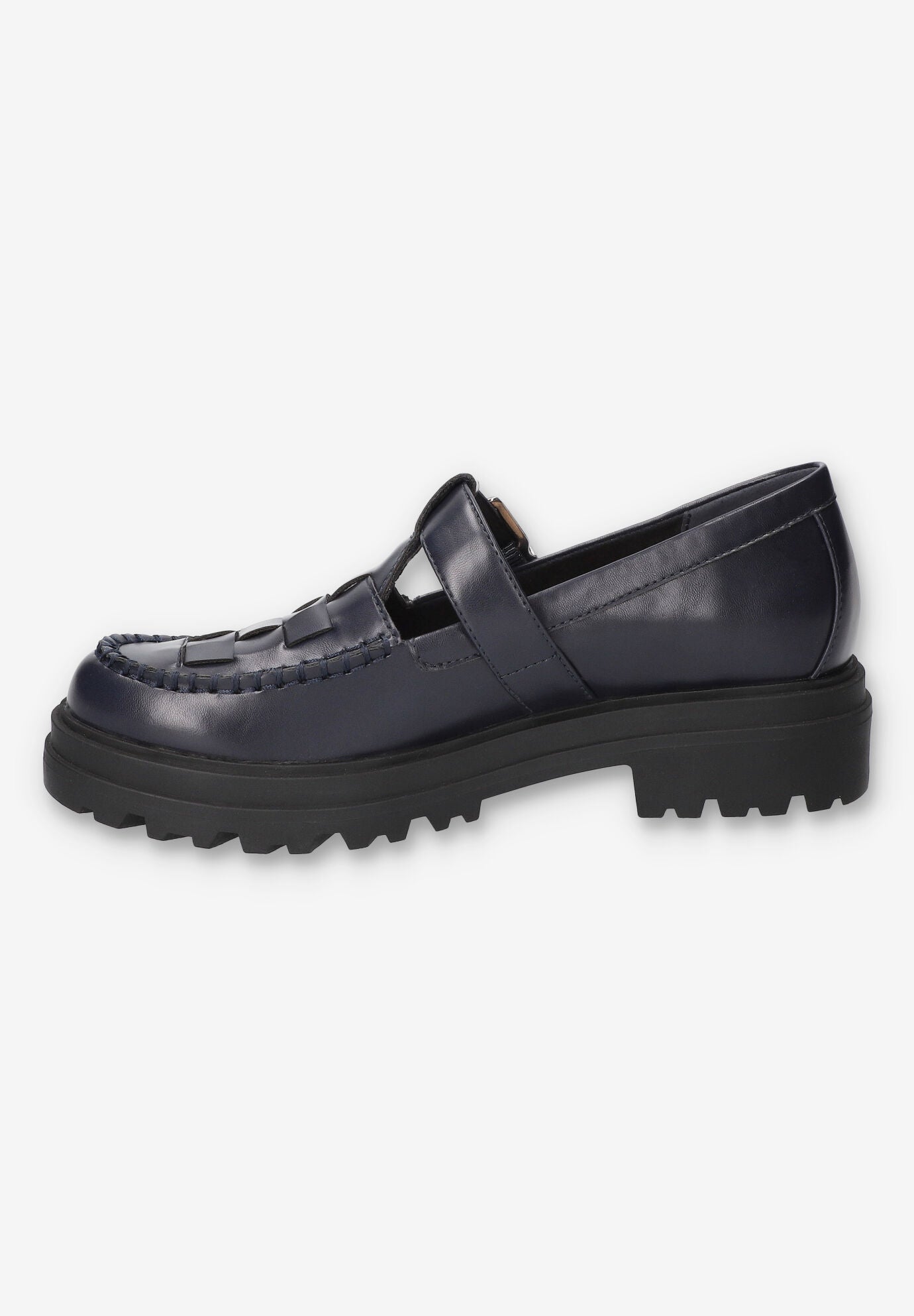 Makell Comfort Lug Loafer, NAVY, alternate image number 4