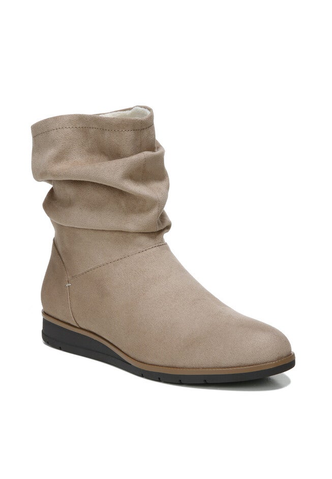 Lofty Mid Calf Boot, TOASTED TAUPE MICROFIBER, hi-res image number null