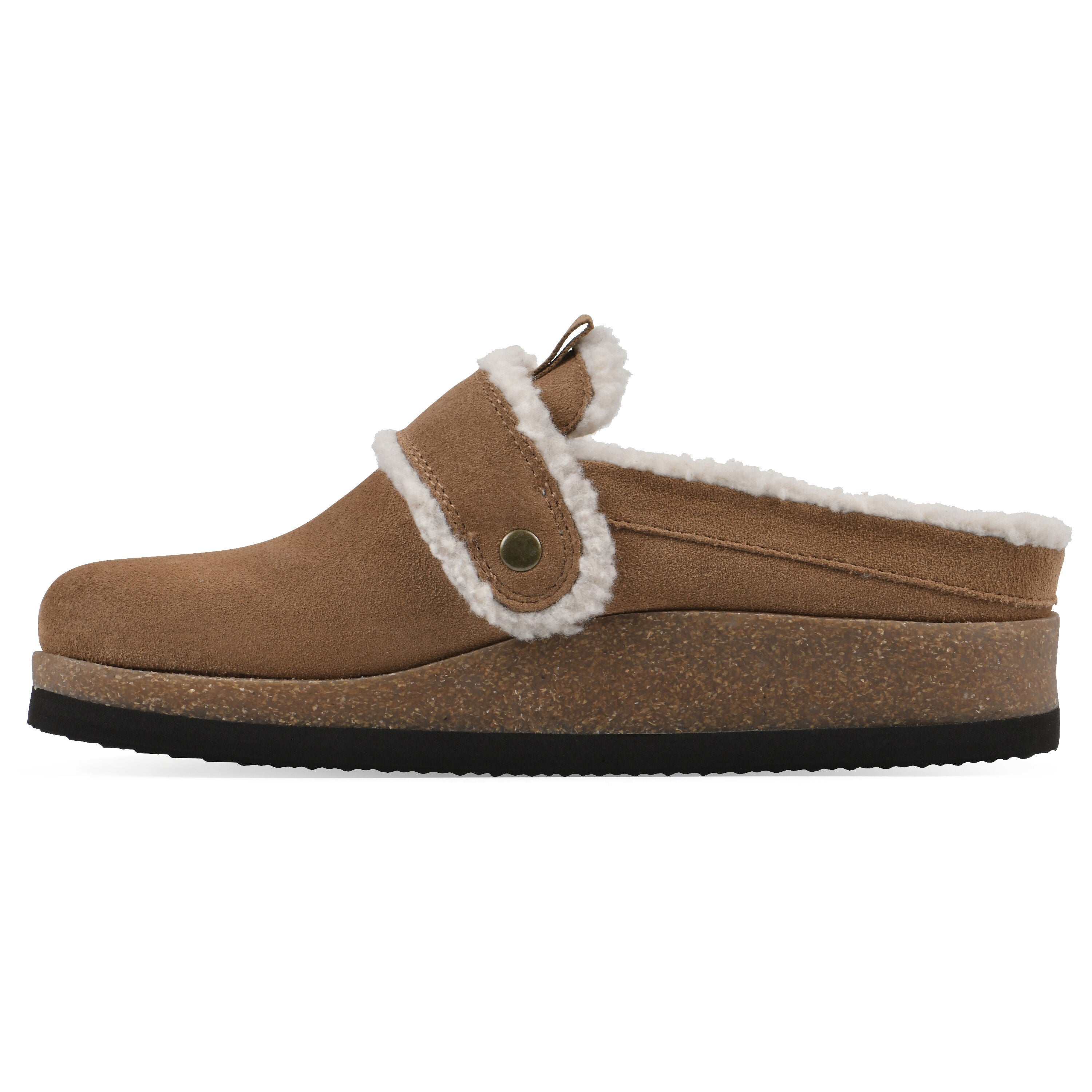 Baylen Footbeds Clog, CHESTNUT SUEDE, alternate image number 3