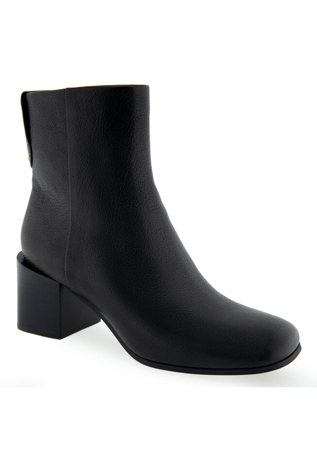 Ortona Bootie, BLACK LEATHER, hi-res image number null