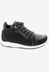 Drew Strobe Sneakers, BLACK SUEDE COMBO, hi-res image number null