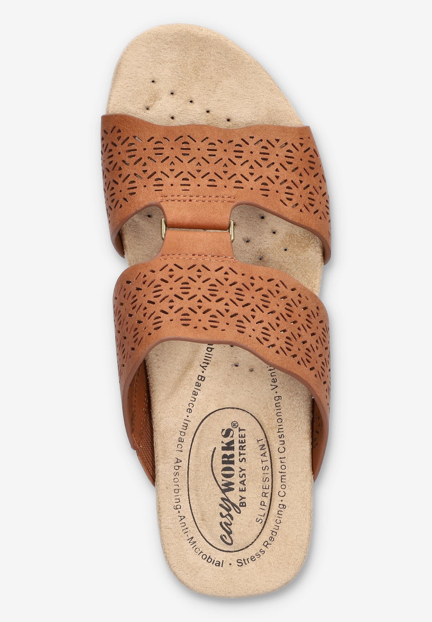 Rin Slip-Resistant Sandal, TAN, alternate image number 6