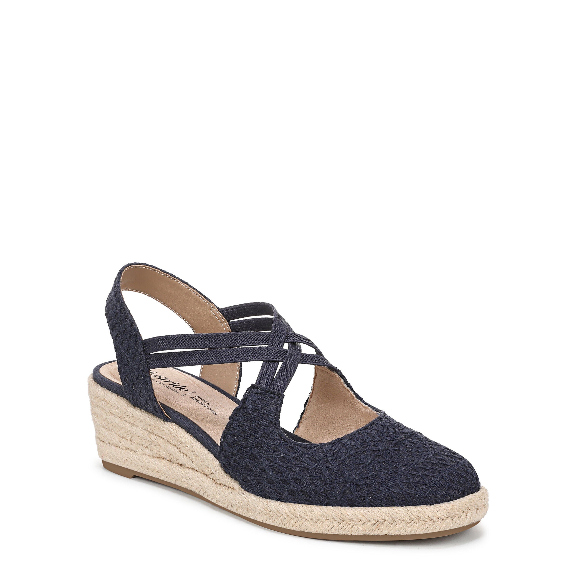 Patience Espadrille Wedge Sandal, LUX NAVY, hi-res image number 0