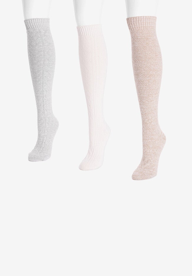 3 Pair Pack Knee High Socks, , alternate image number null