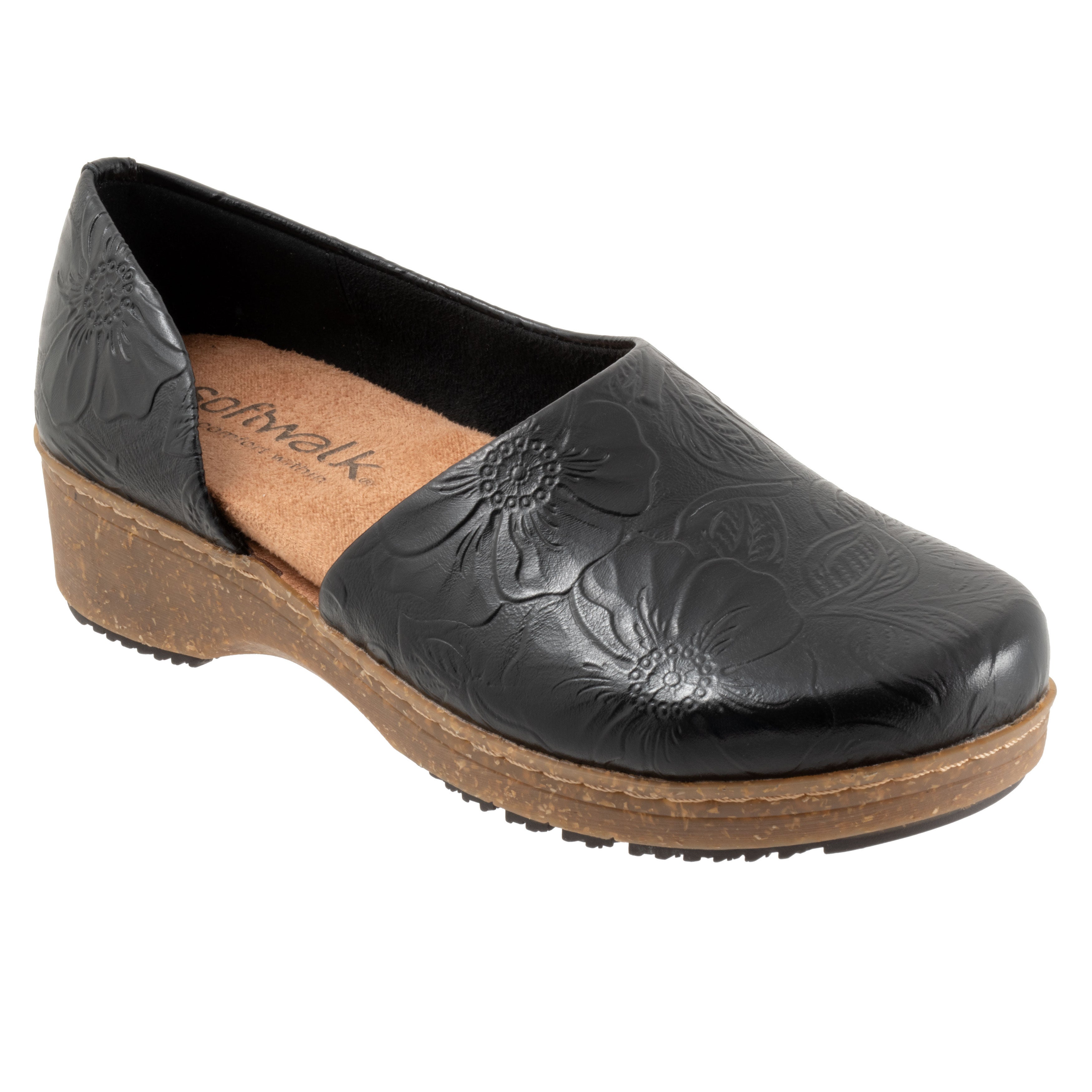 Addie Clog, BLACK FLORAL, hi-res image number 0