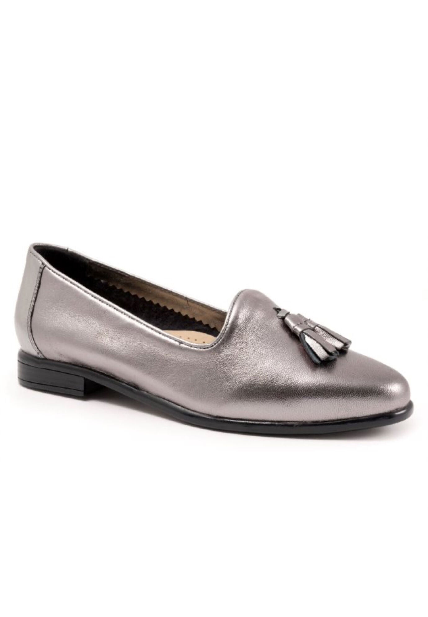 Liz Tassel Loafer, PEWTER, hi-res image number 0