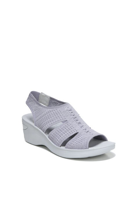 Double Up Wedge Sandal, LAVENDER KNIT, hi-res image number null