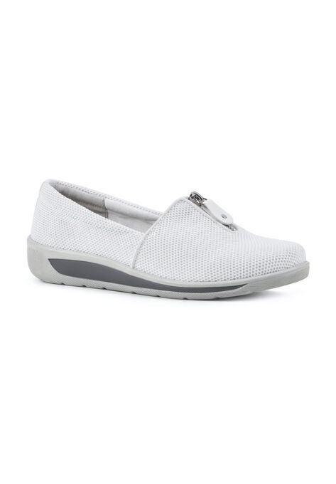 Claudie Sneakers, WHITE MESH FABRIC, hi-res image number null