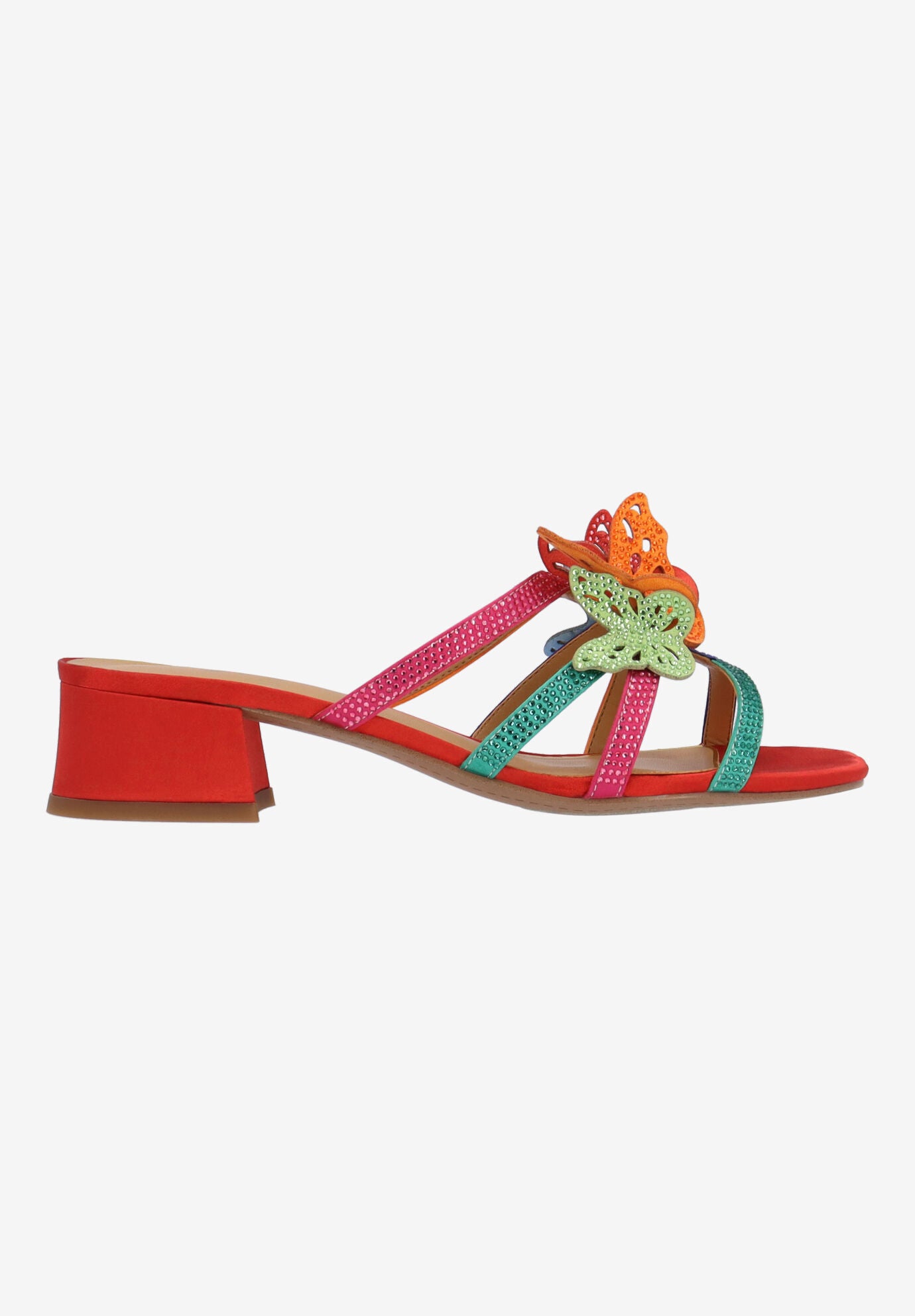 Butafly Strappy Sandal, BRIGHT MULTI, alternate image number 3