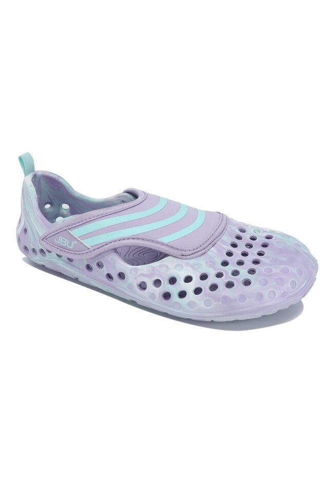 Waterfall Water Ready Water Shoe, PURPLE TIE DYE, hi-res image number 0