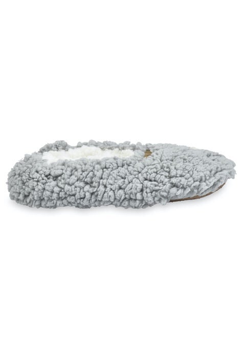 Faux Shearling Ballerina Slipper, , alternate image number null