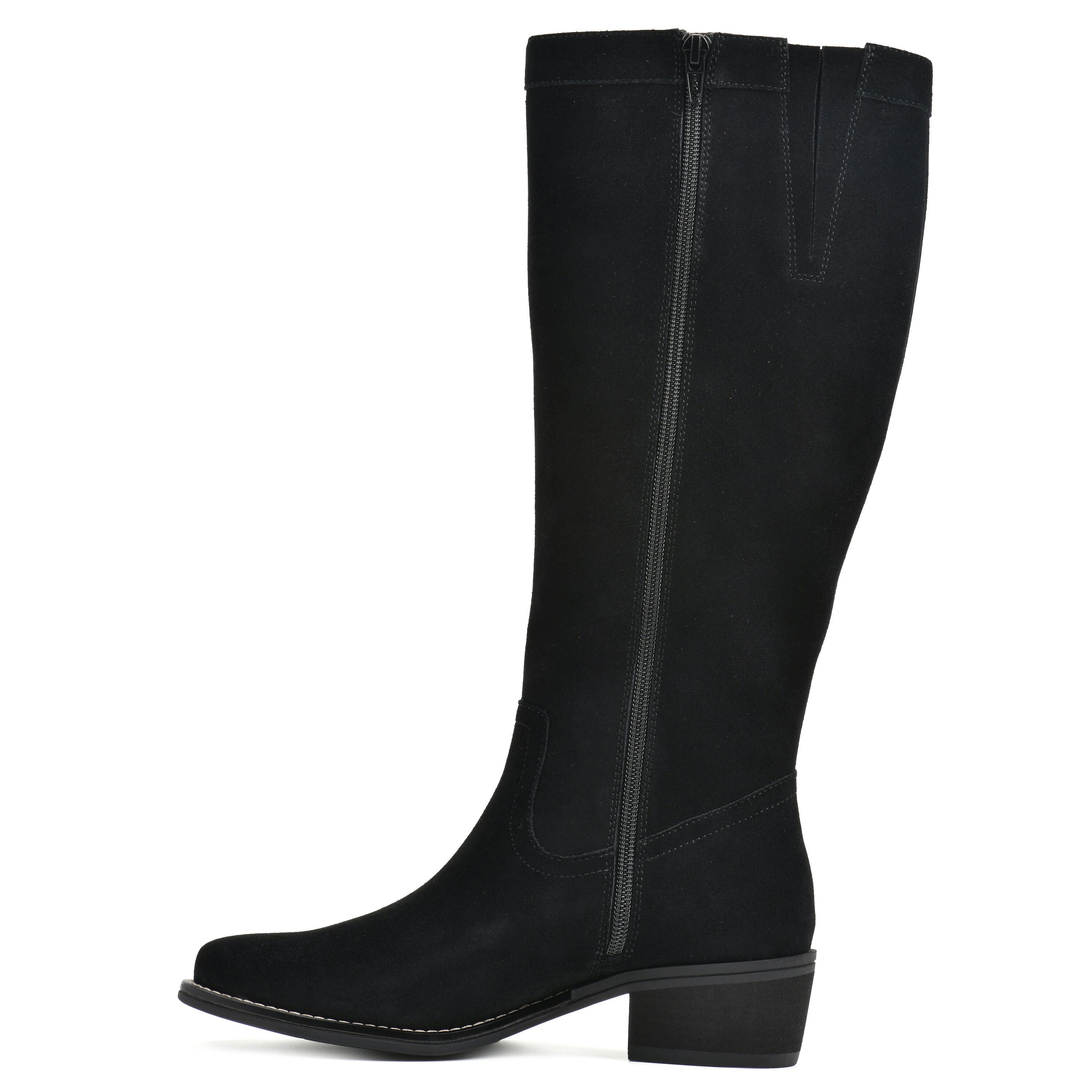Altitude Tall Shaft Boot, BLACK SUEDE, alternate image number 3