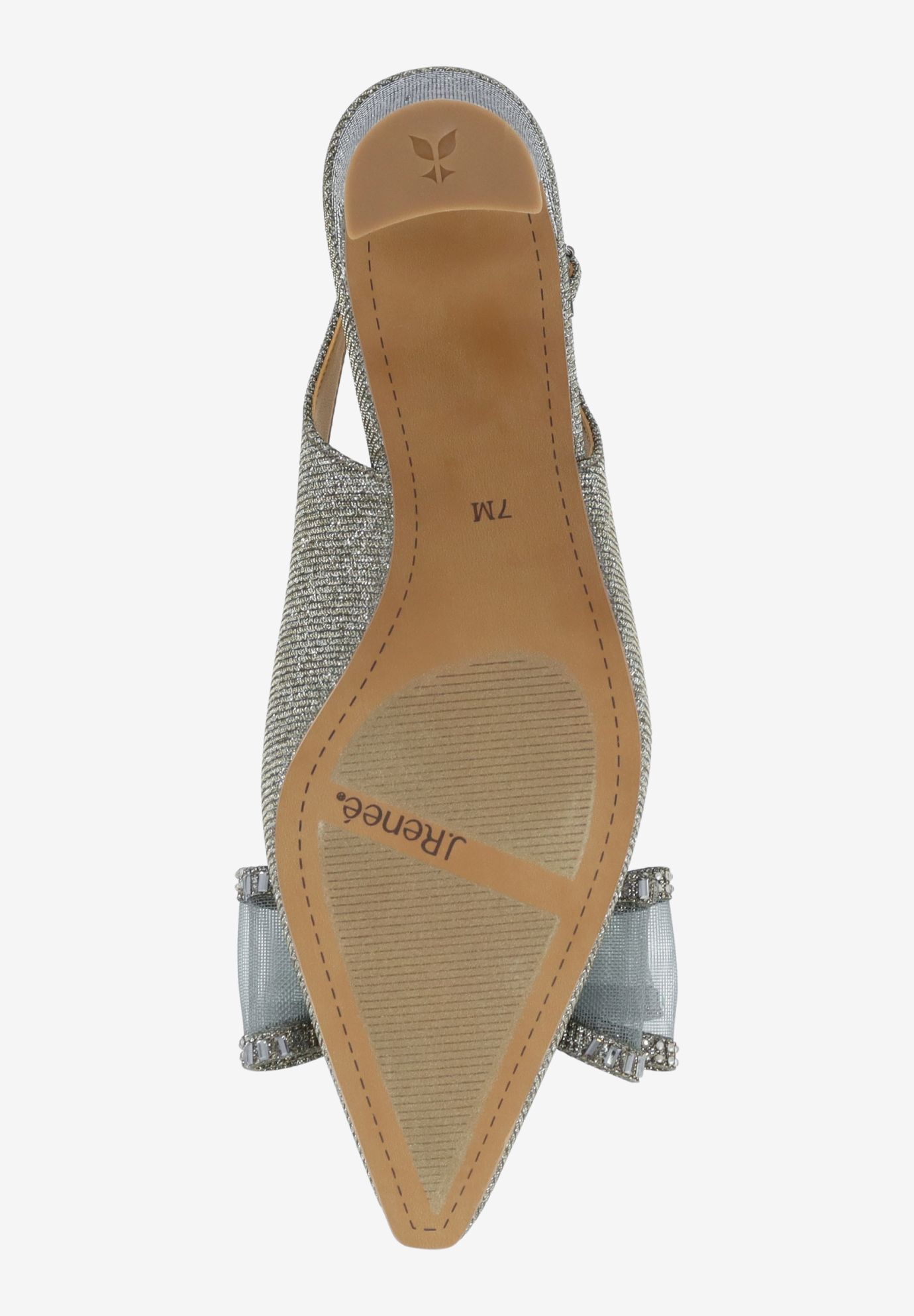 Kalindra Slingback Pump, PEWTER, alternate image number 6
