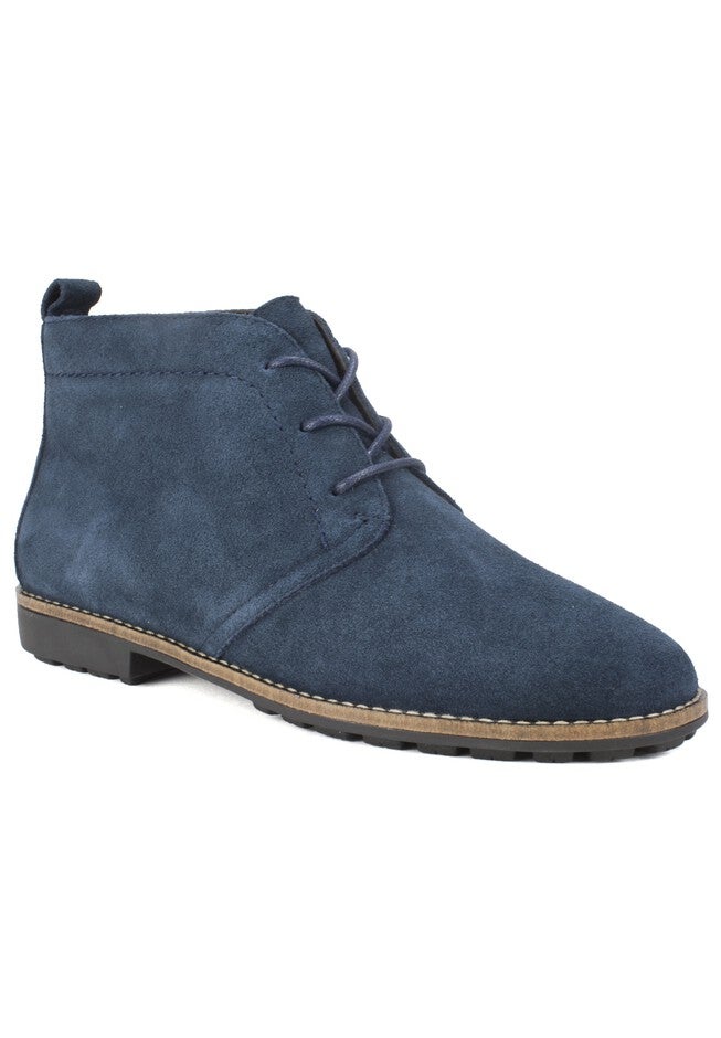 Auburn Bootie, NAVY SUEDE, hi-res image number null