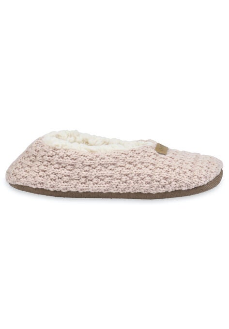 Textured Knit Ballerina Slipper, , alternate image number null
