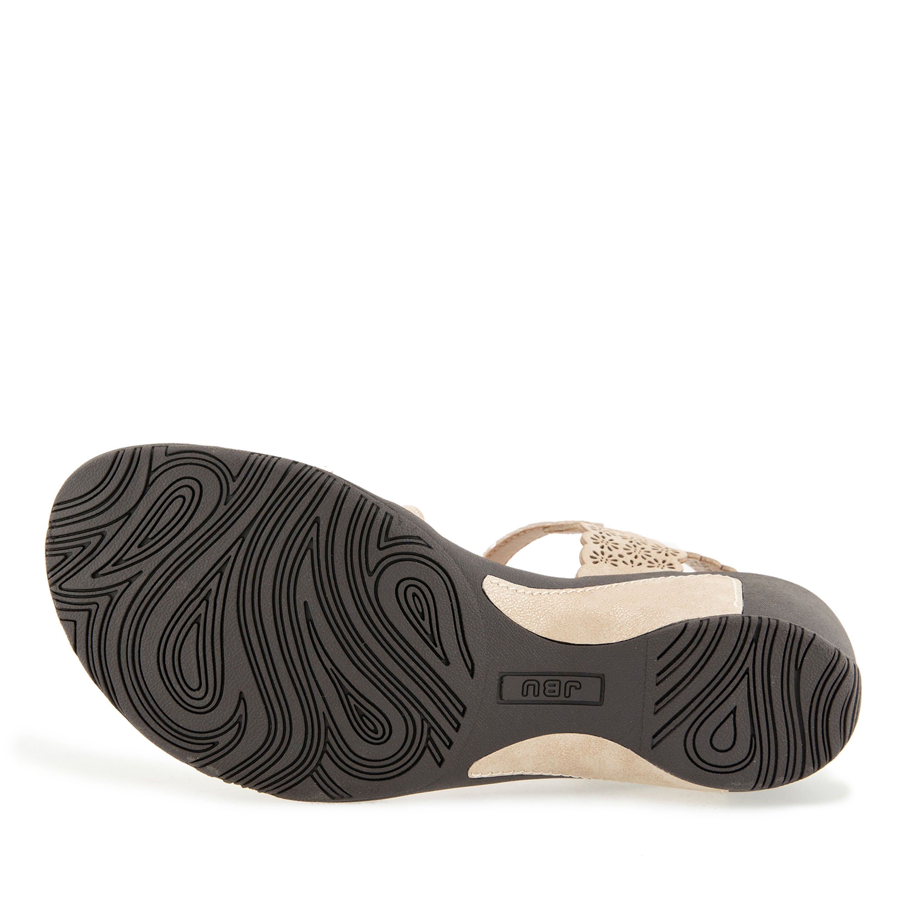 Gracie Hook and Loop Wedge Sandal, CREAM SHIMMER, alternate image number 5