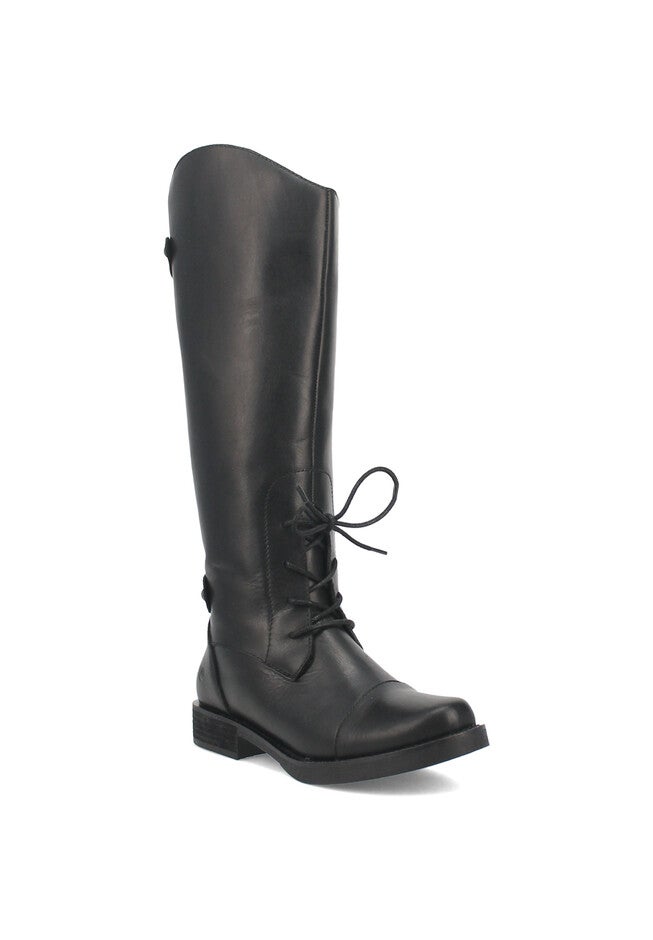 Derby Tall Calf Boot, BLACK, hi-res image number null