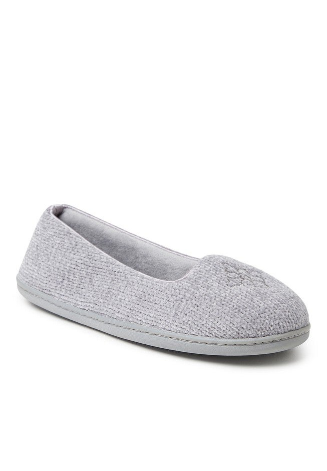 Rebecca Chenille Closed Back Slipper, SLEET, hi-res image number 0
