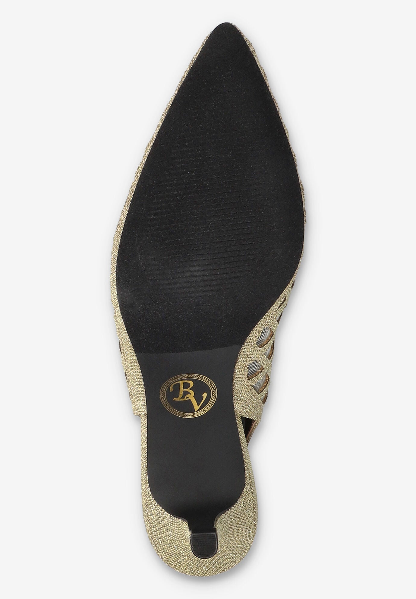 Noel Slingback Pump, GOLD GLITTER, alternate image number 5