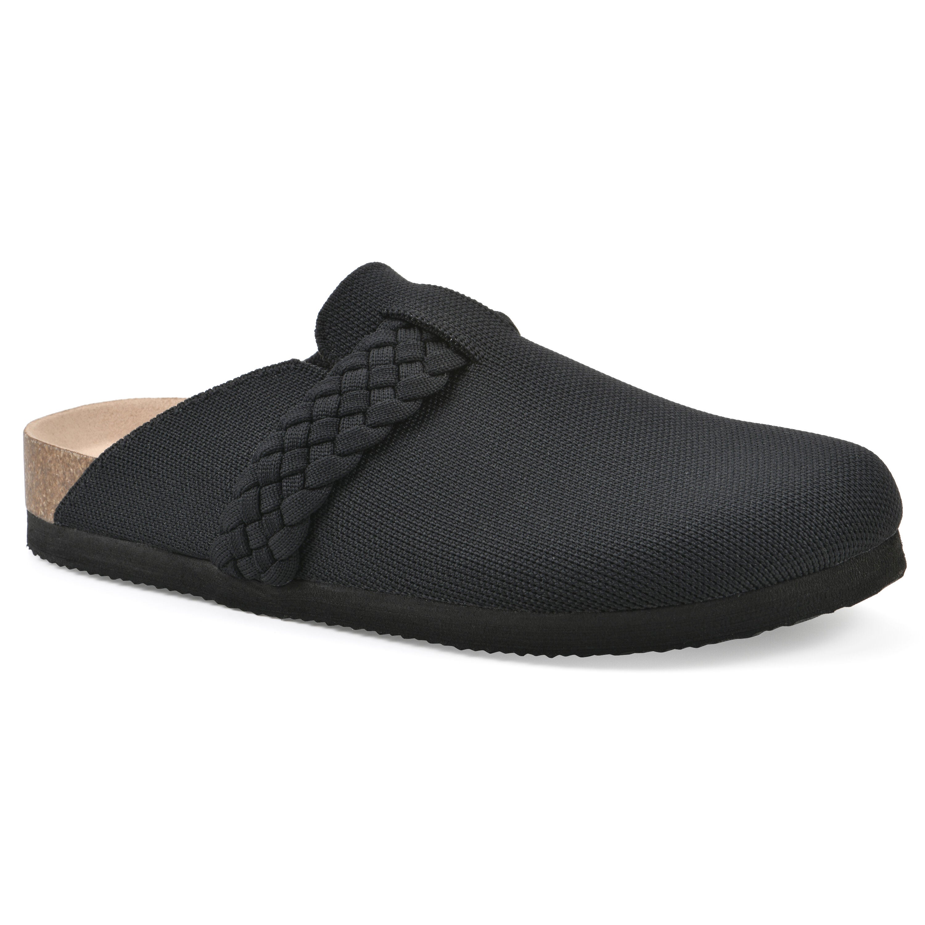 Bestie Footbeds Clog, BLACK FABRIC, hi-res image number 0