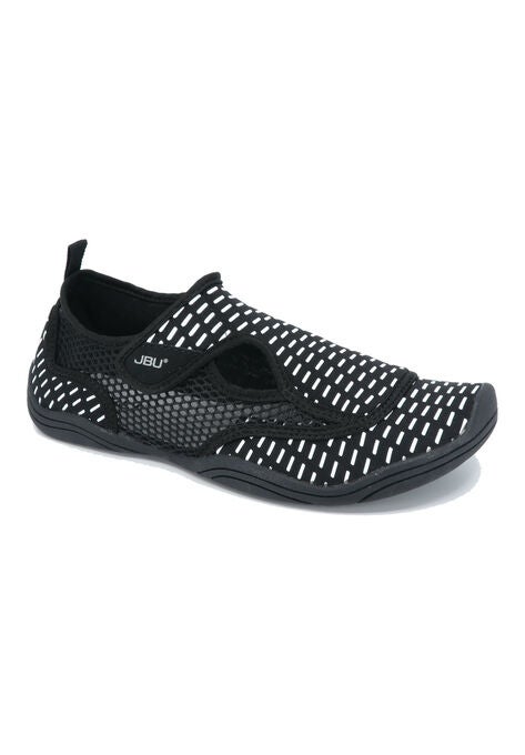 Arlene Water Ready Water Shoe, BLACK WHITE PRINT, hi-res image number null