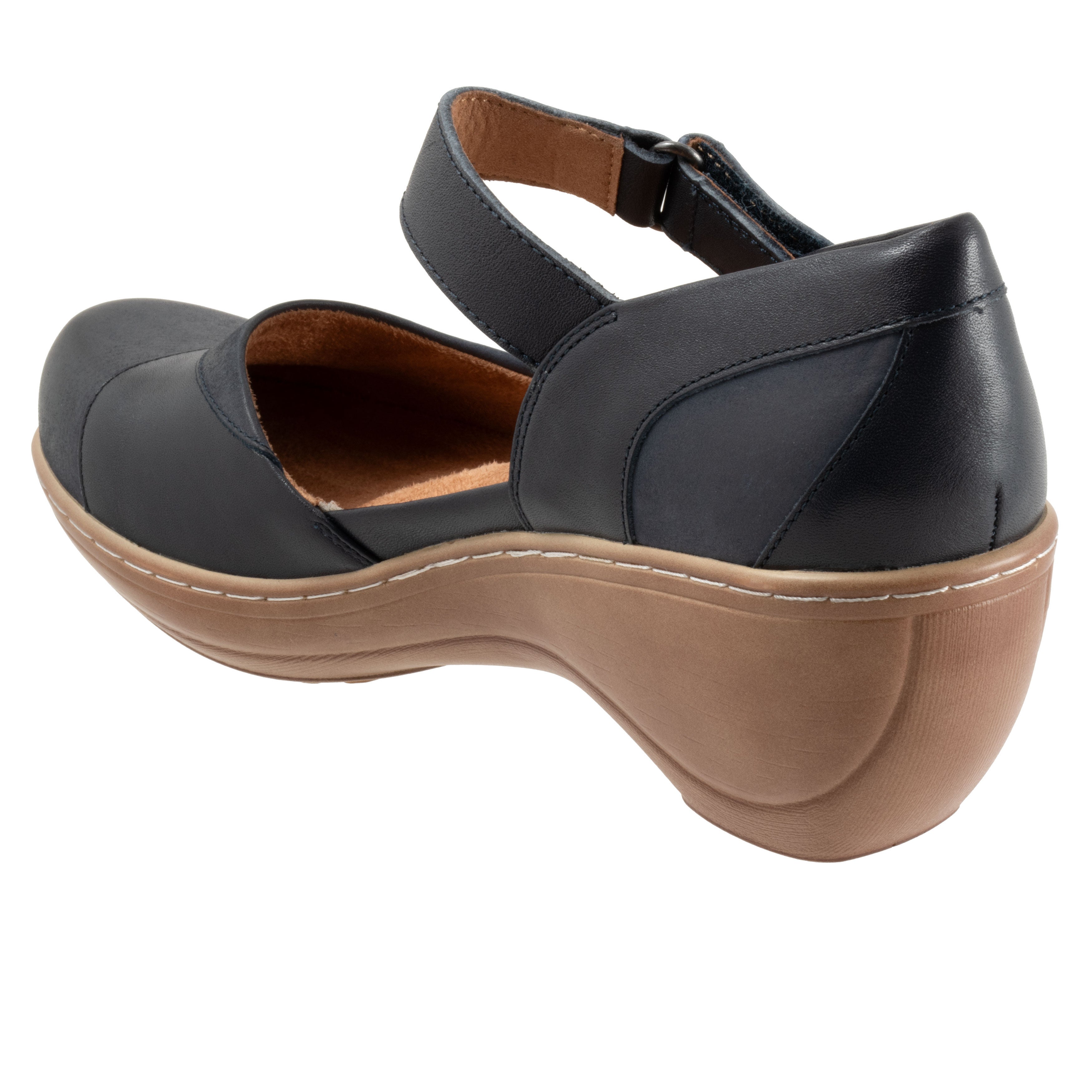 Miri Clog, DARK NAVY NUBUCK, on-hover image number 1