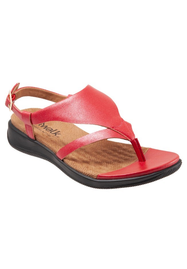Temara Sandals By Softwalk, RED, hi-res image number 0