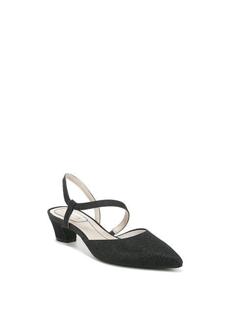 Minimalist Slingback Pump, BLACK, hi-res image number null
