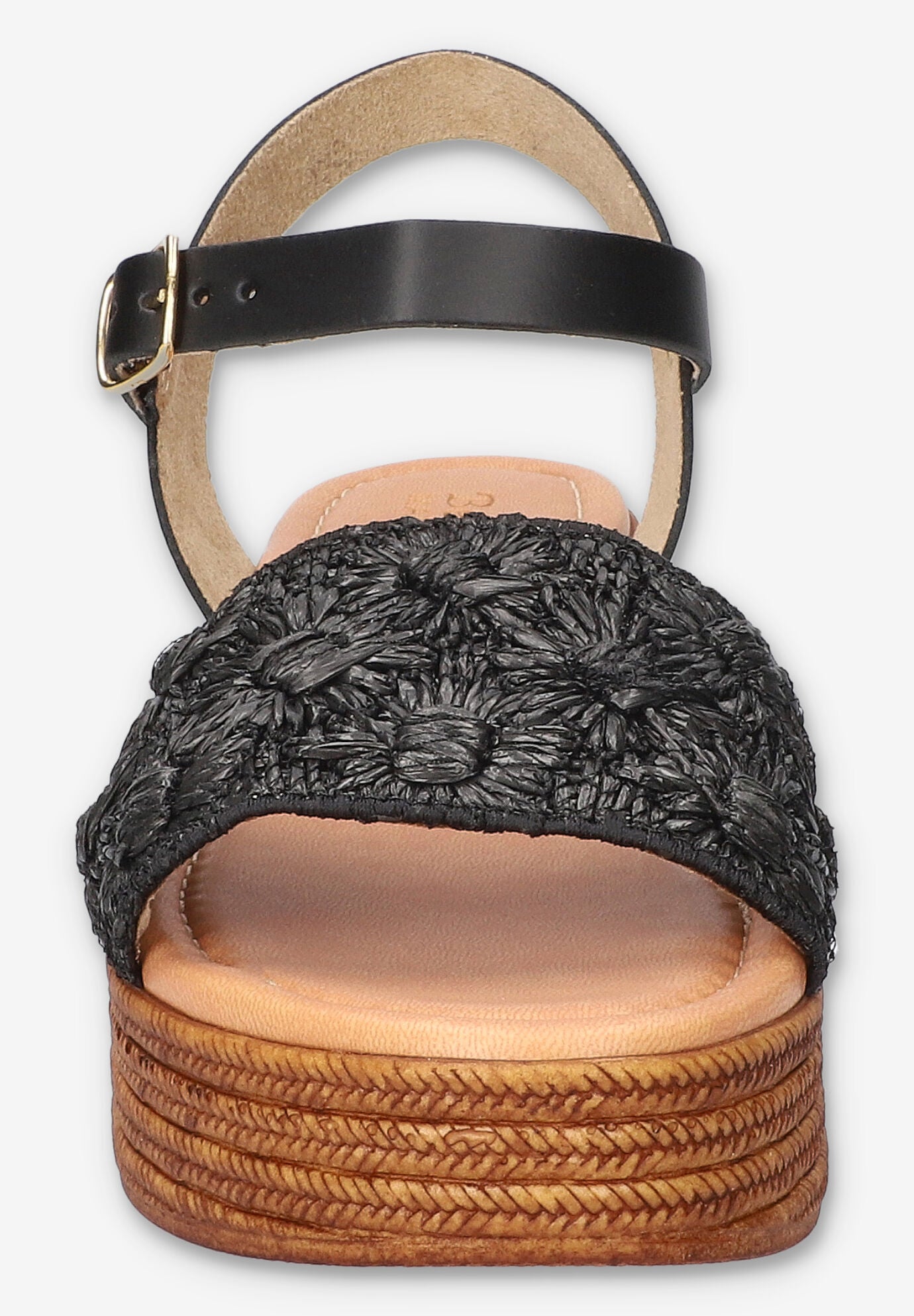 Kea-Italy Wedge Sandal, BLACK FLORAL, on-hover image number 1