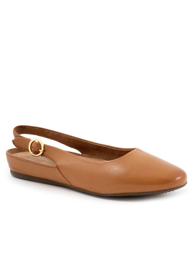 Sandy Adjustable Back Slip On Clog, LUGGAGE, hi-res image number 0