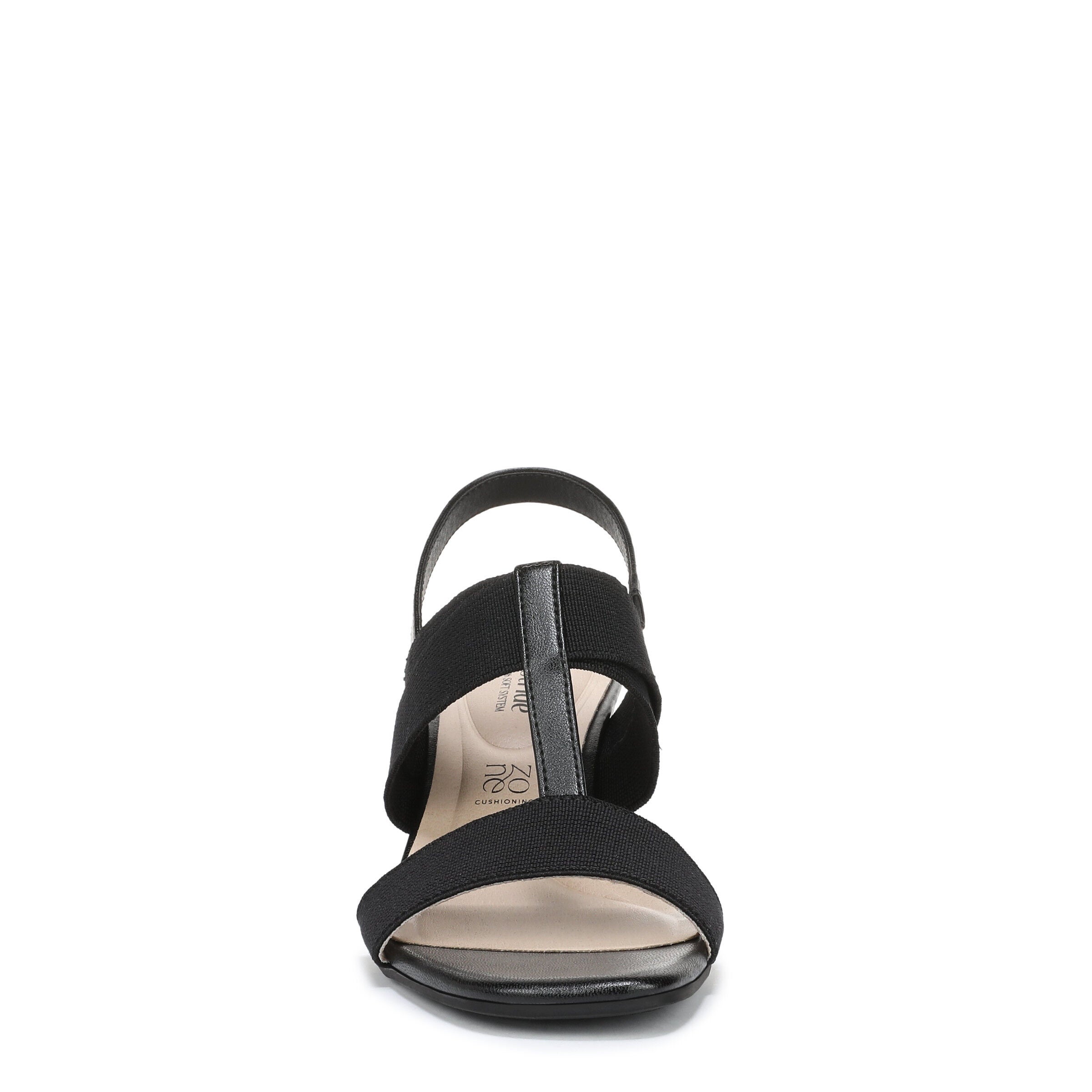 Sweet Slingback Wedge Sandal, BLACK, alternate image number 4
