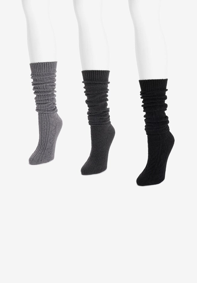 3 Pair Pack Knee High Socks, , alternate image number null