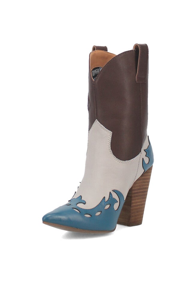 Saucy Mid Calf Western Boot, , alternate image number null
