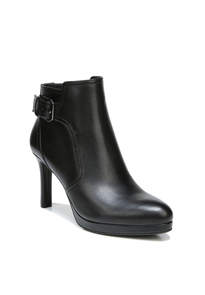 Tatum Bootie , BLACK LEATHER, hi-res image number 0