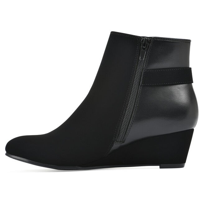 Carmen Wedge Bootie, BLACK, alternate image number null