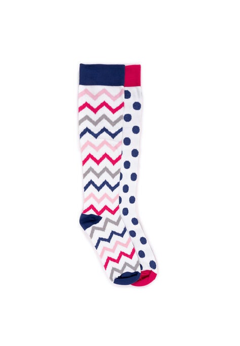 2 Pair Pack Compression Socks, BLUE RIBBON, hi-res image number null