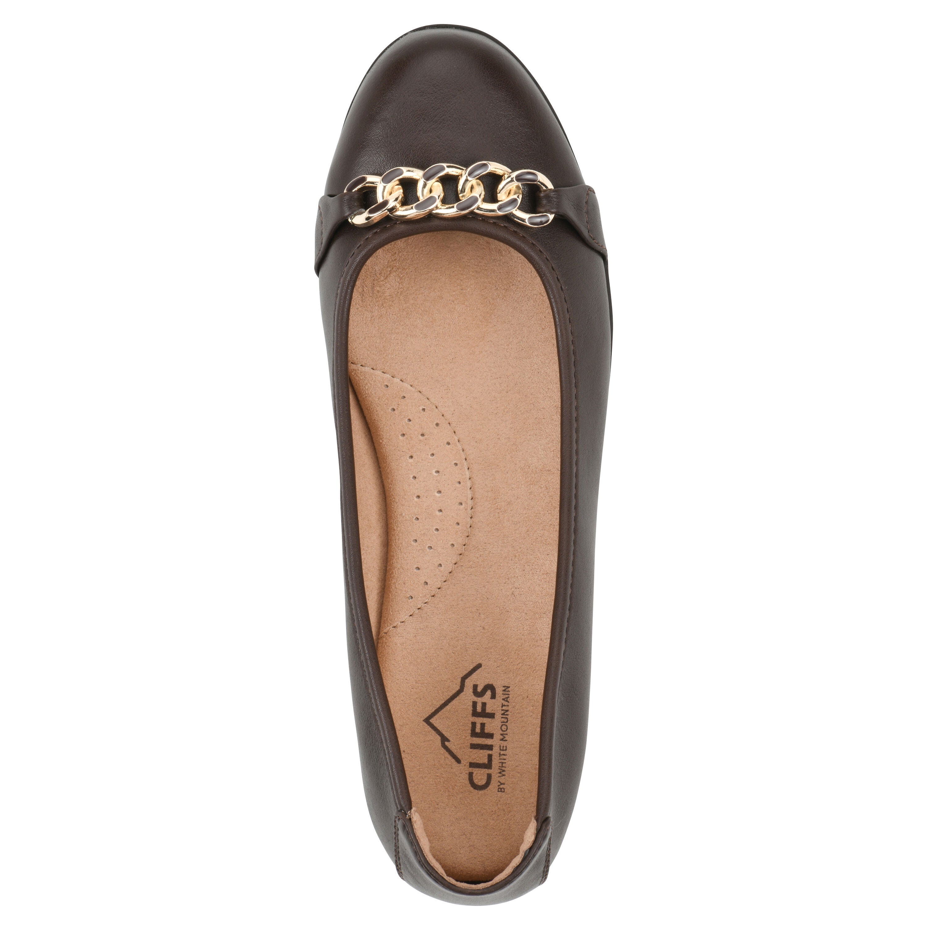 Carlise Ballet Flat, DARK BROWN, alternate image number 4