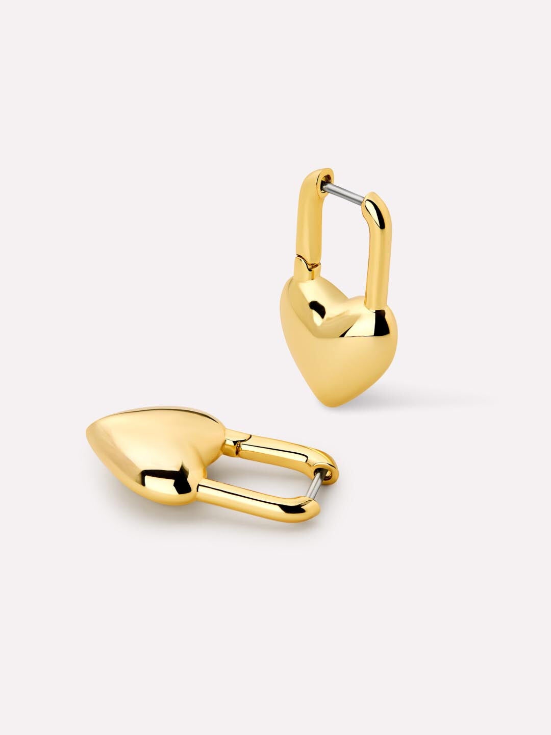 Heart Earrings - Cameron, GOLD, hi-res image number 0