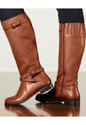 The Janis Wide Calf Leather Boot , , alternate image number null