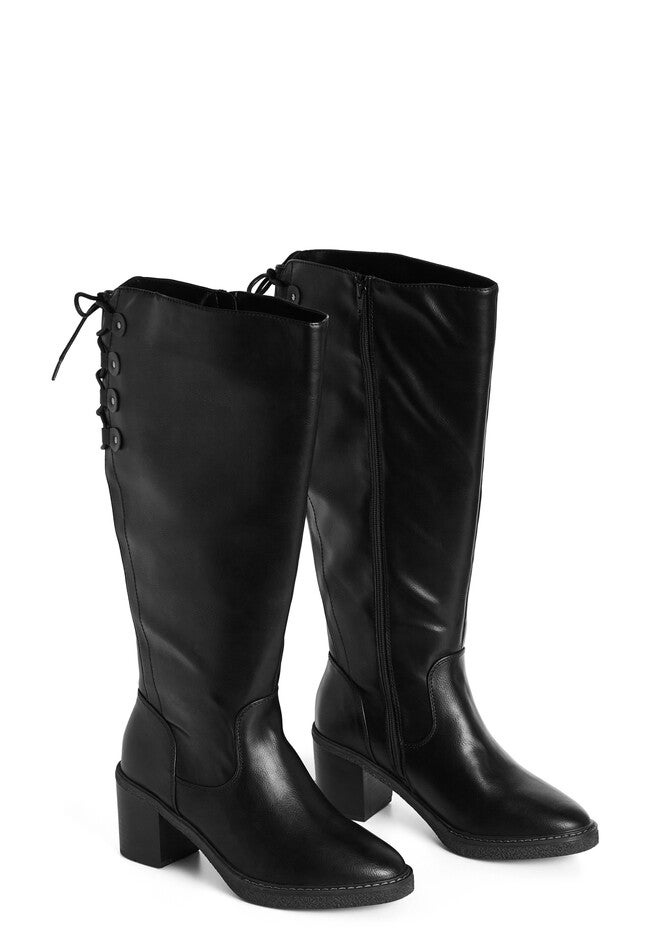 Hadlee Tall Boot, BLACK, alternate image number null