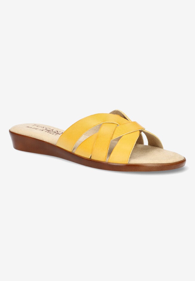 Zanobia Slide Sandal, YELLOW, hi-res image number null