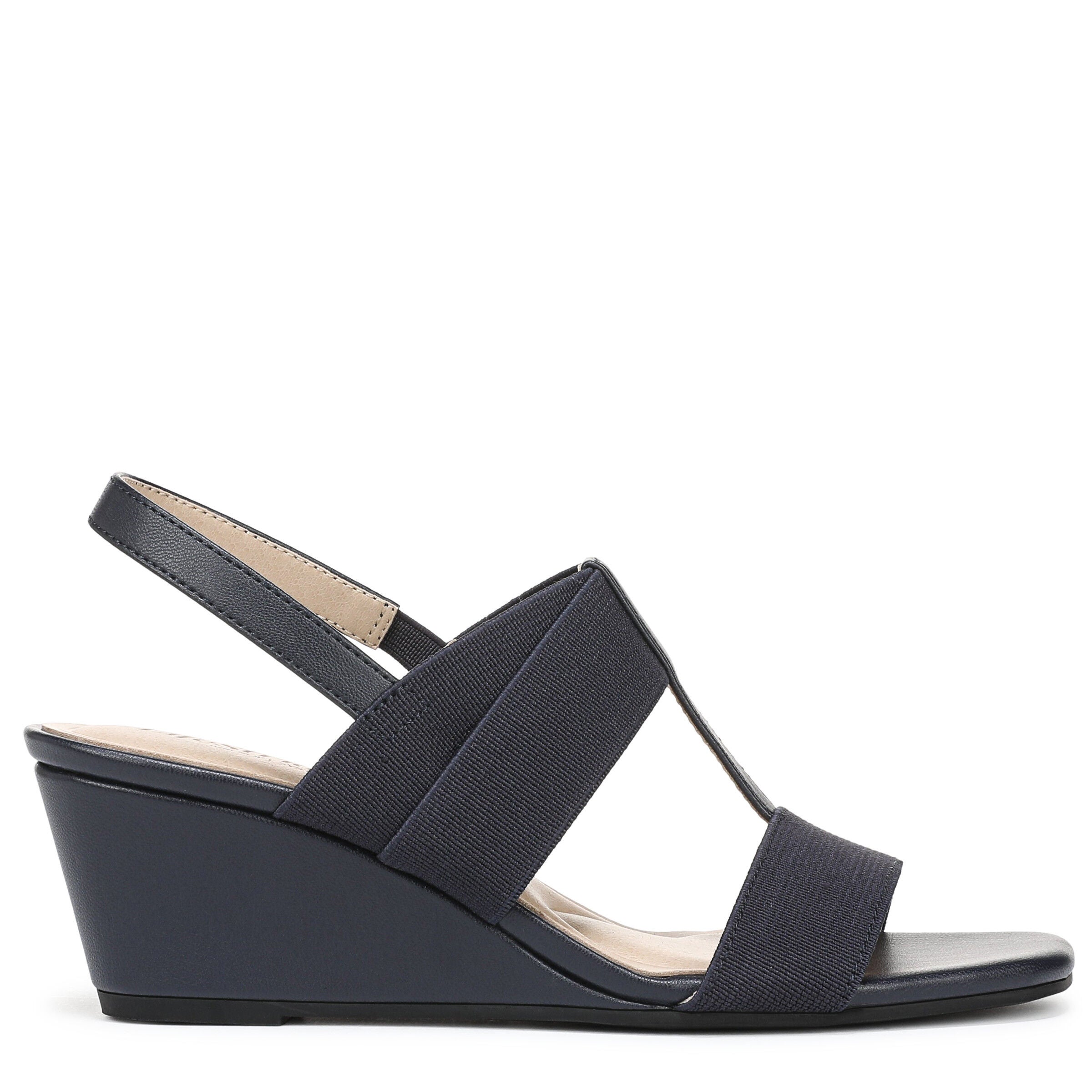 Sweet Slingback Wedge Sandal, LUX NAVY, alternate image number 3